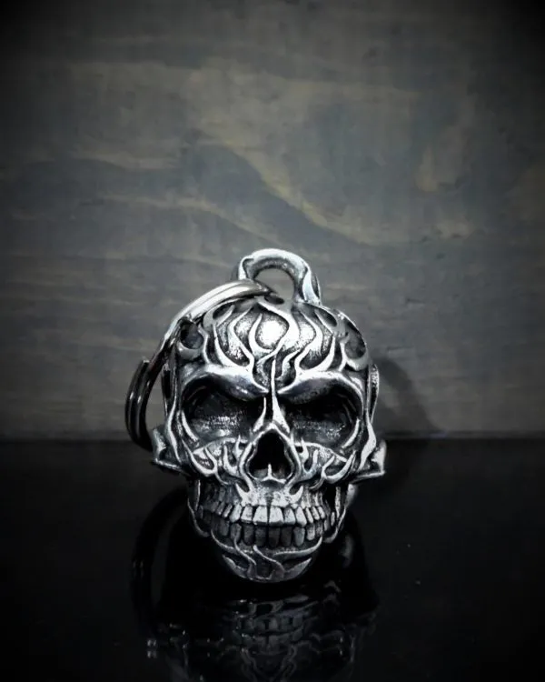 FLAME Skull Bell Guardian Angel Bell