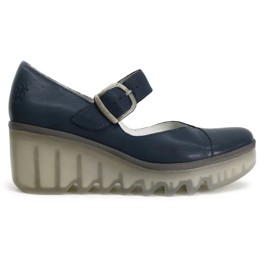 Fly London BAXE428FLY Leather Women's Wedge Shoes