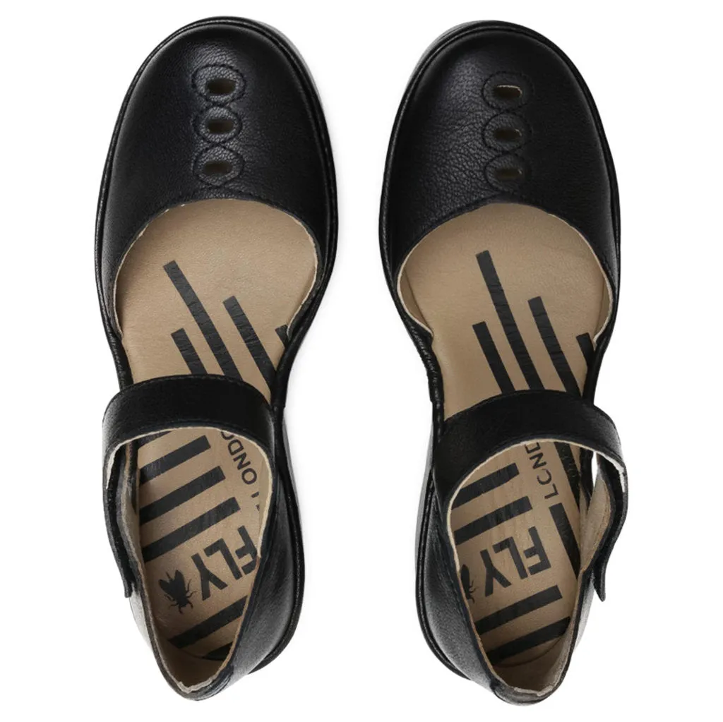 Fly London Biso305Fly Mousse Leather Women's Ankle Strap Sandals