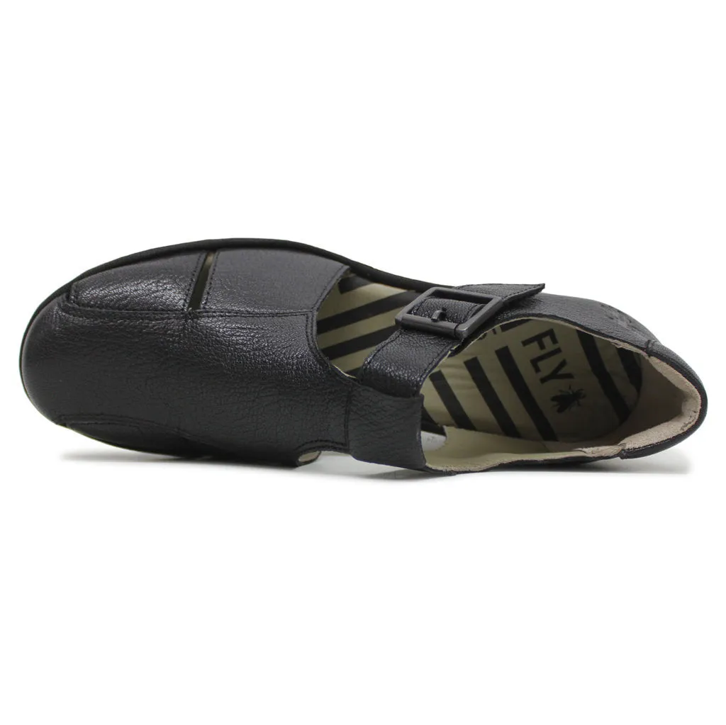 Fly London BURI481FLY Mousse Leather Women's Wedge Heels Shoes
