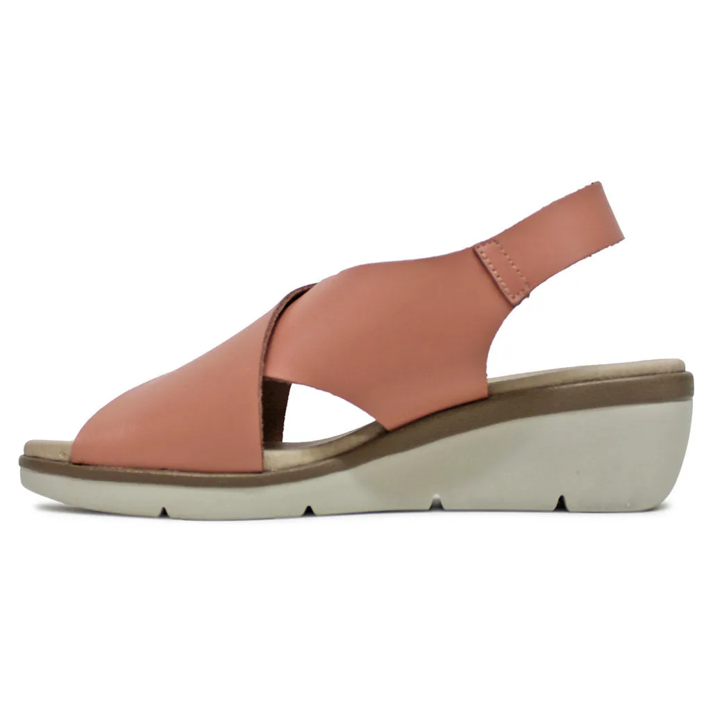 Fly London NABI058FLY Brooklyn Leather Women's Wedge Heels Sandals