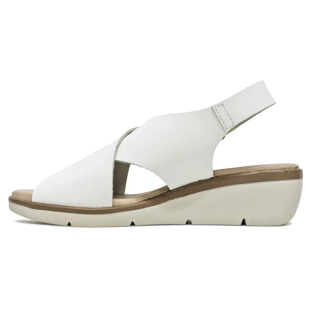 Fly London NABI058FLY Brooklyn Leather Women's Wedge Heels Sandals