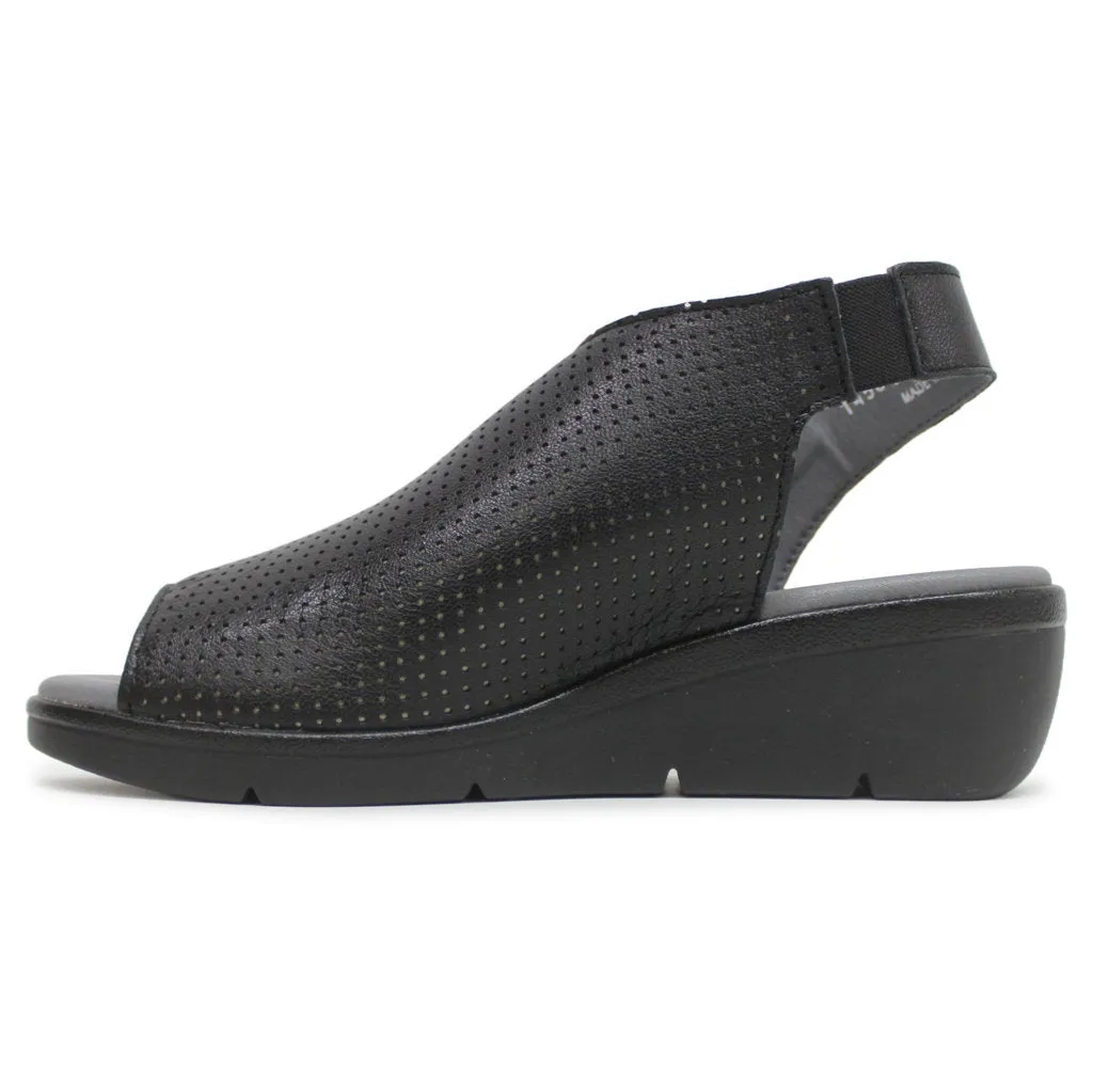 Fly London NISI066FLY Leather Women's Slingback Wedge Sandals