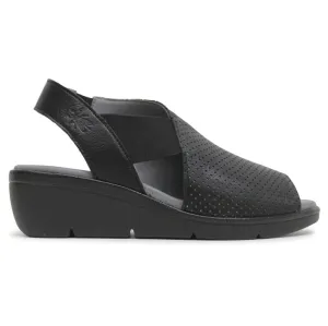Fly London NISI066FLY Leather Women's Slingback Wedge Sandals