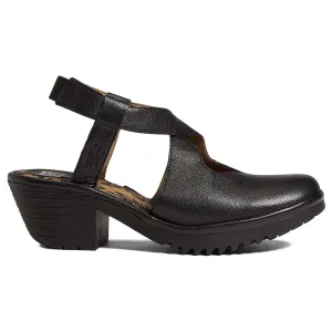 Fly London Wage368Fly Mousse Leather Women's Ankle Strap Sandals