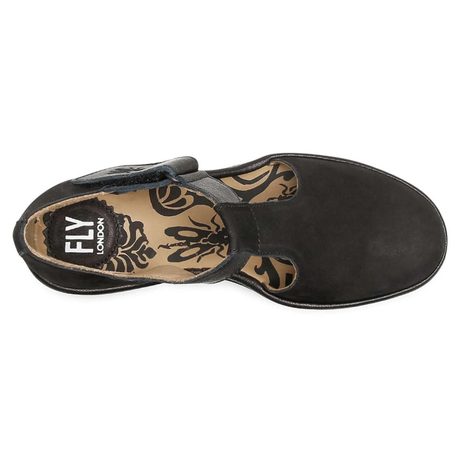Fly London Whiz299Fly Cupido Mousse Leather Women's Block Heel Sandals