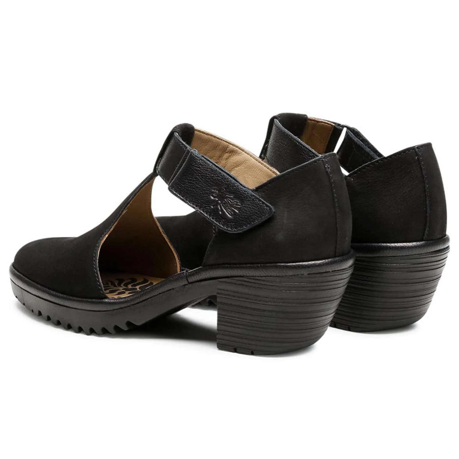 Fly London Whiz299Fly Cupido Mousse Leather Women's Block Heel Sandals