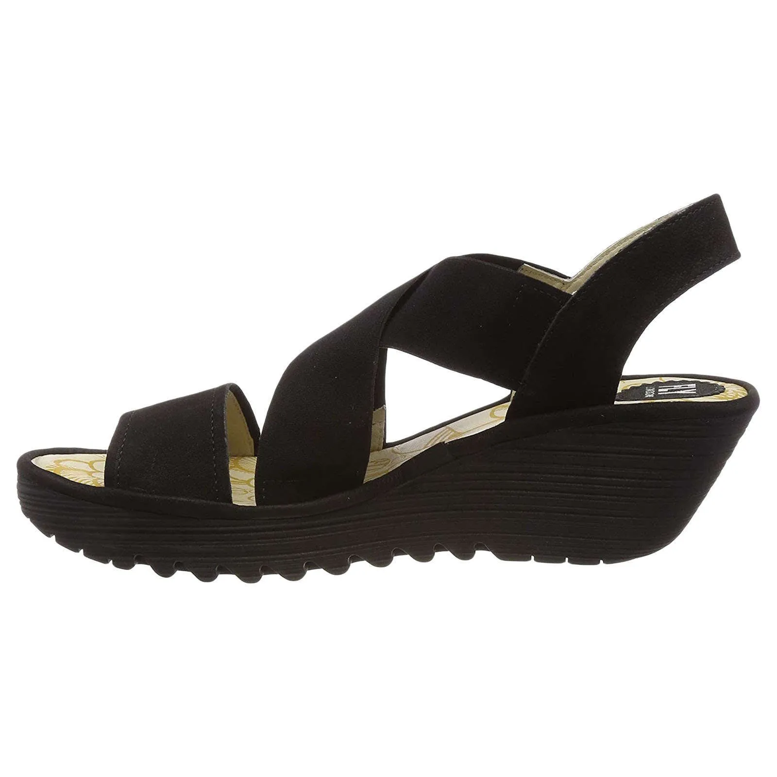 Fly London Yaji888Fly Cupido Leather Women's Wedge Heel Sandals