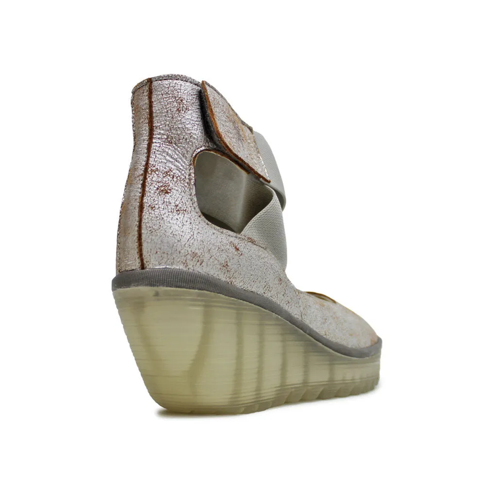 Fly London YEFI473FLY Cool Leather Women's Wedge Heels Sandals