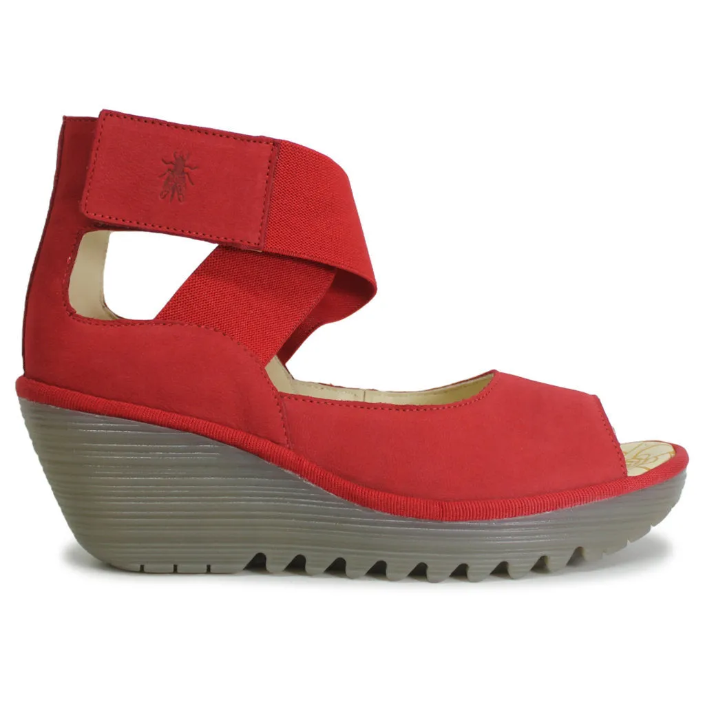 Fly London YEFI473FLY Cupido Leather Women's Wedge Heels Sandals