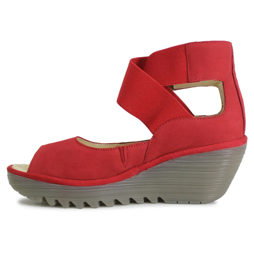 Fly London YEFI473FLY Cupido Leather Women's Wedge Heels Sandals