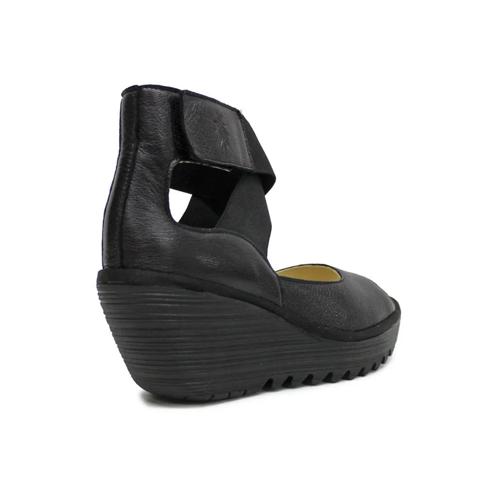 Fly London YEFI473FLY Mousse Leather Women's Wedge Heels Sandals