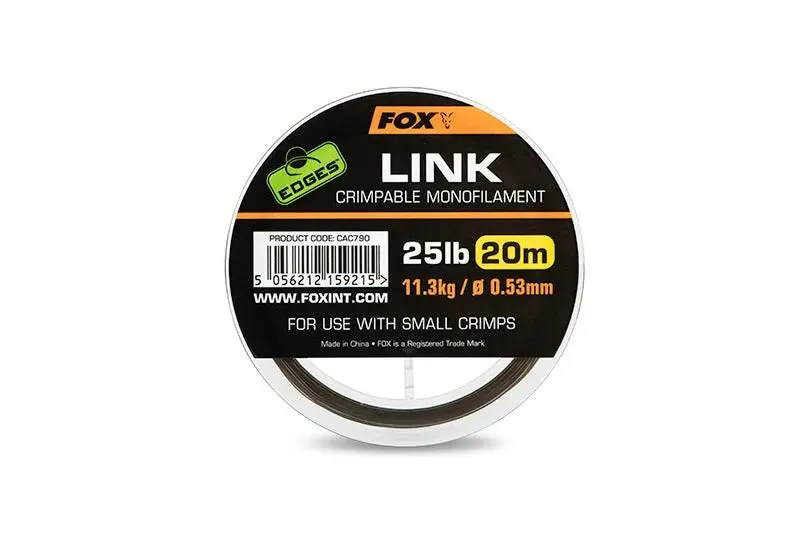 Fox Edges Link Crimpable Mono 25lb 20m