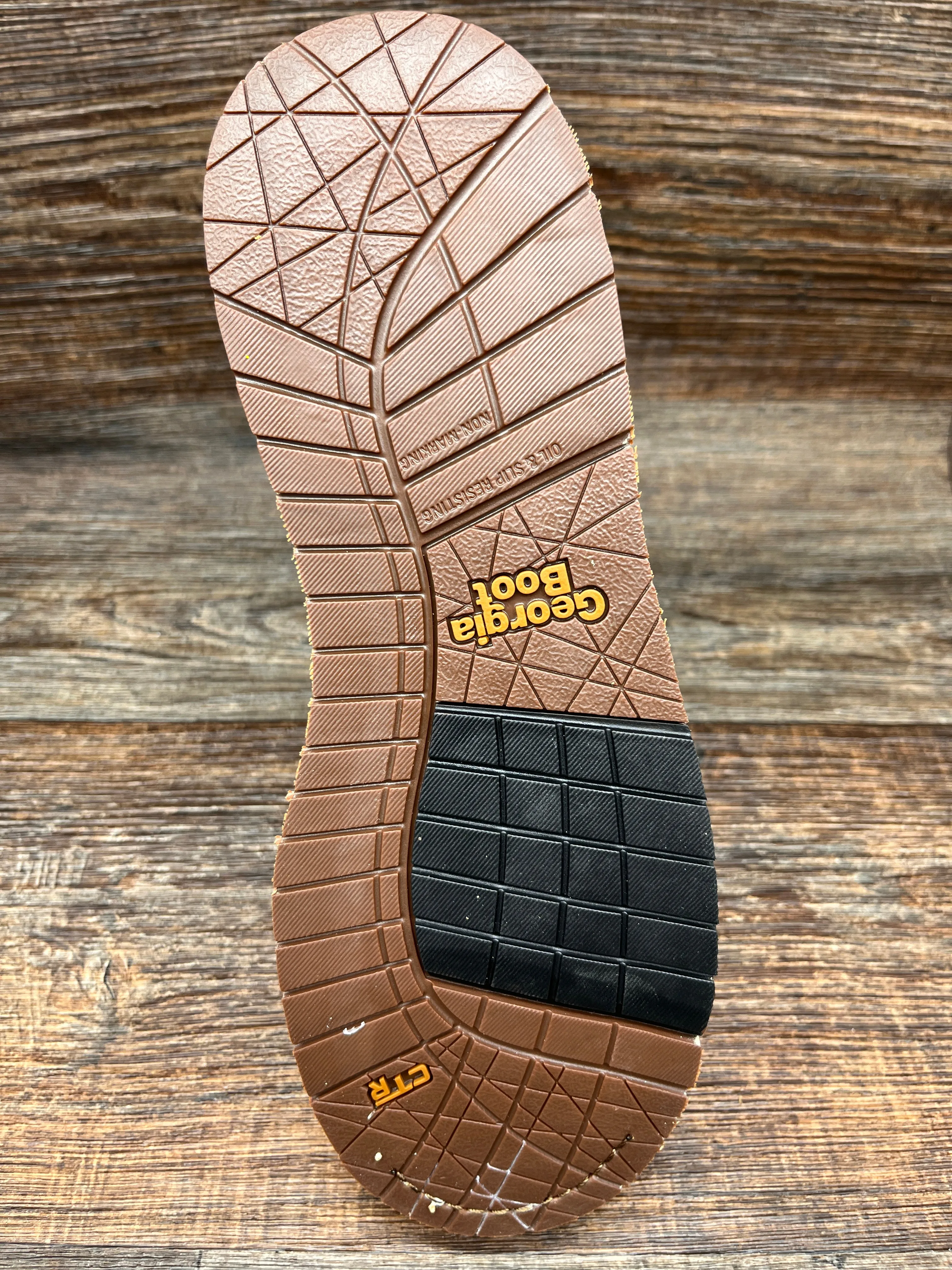gb00369 Men's Waterproof Soft Toe Slip On Wedge Work Boot by Georgia