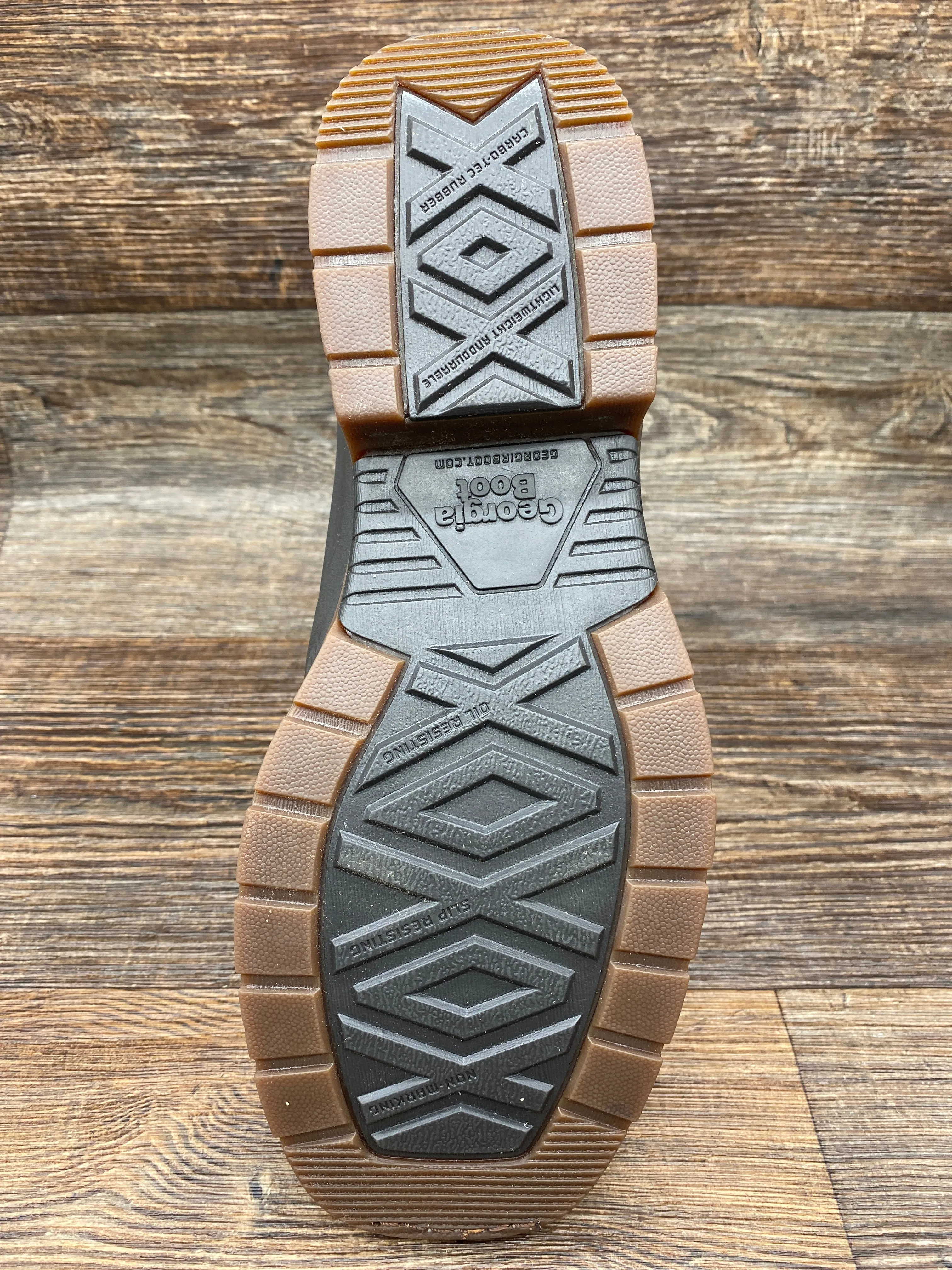 gb00471 Men's MudDog Waterproof Square Toe Steel Toe Work Boot by Georgia
