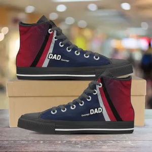 Gonzaga DAD Basketball Fans Canvas High Top Shoes
