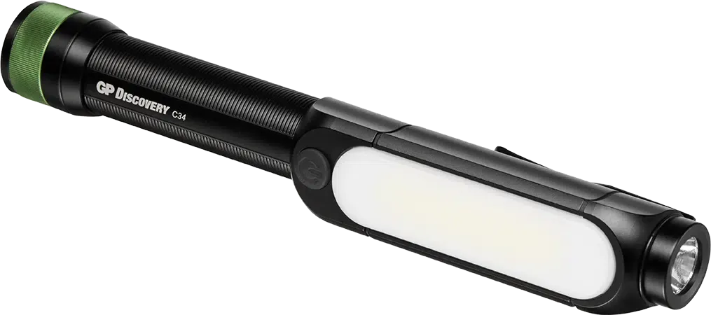 GP Batterier GP Discovery Work Light COB LED C34 Black | Buy GP Batterier GP Discovery Work Light COB LED C34 Black here | Outnorth