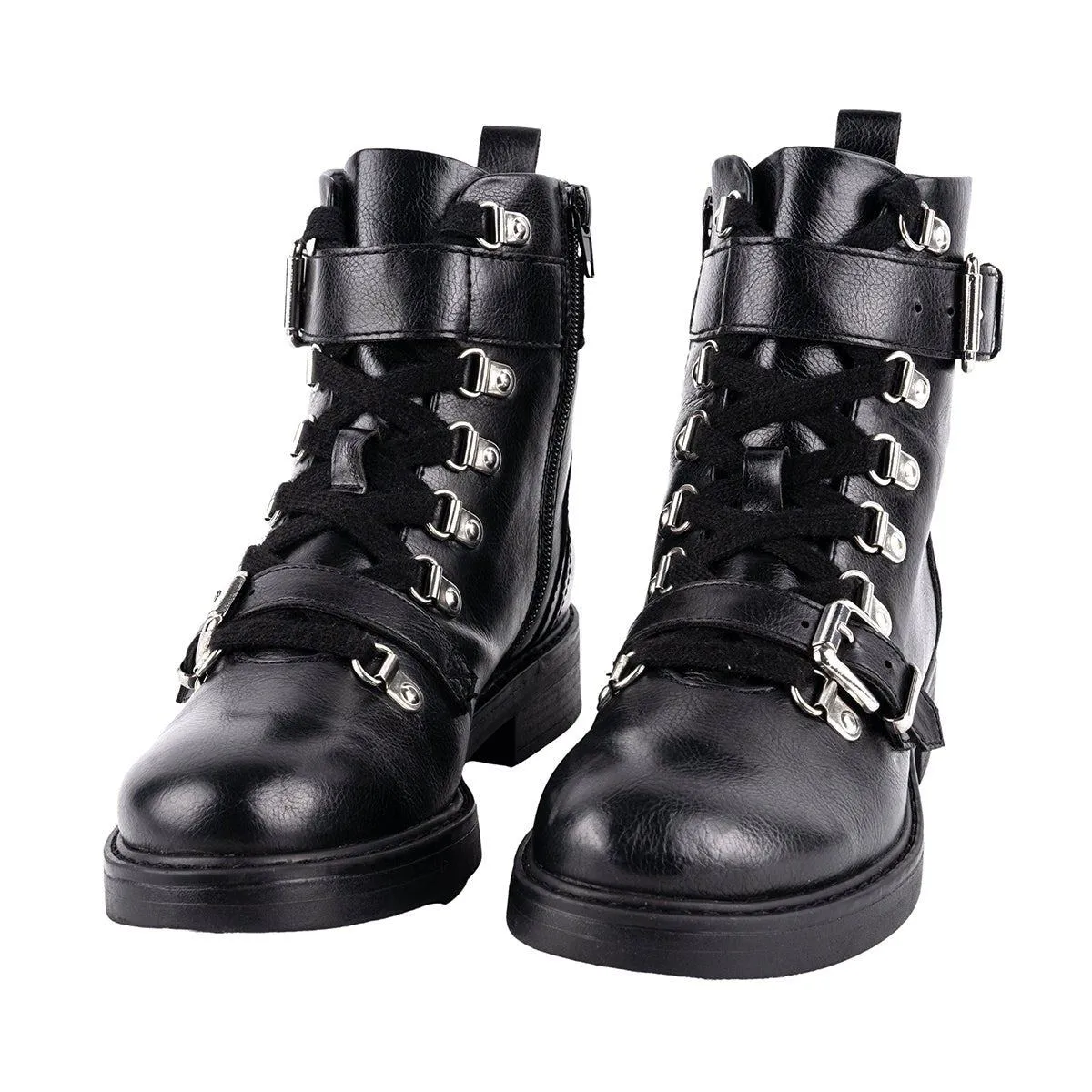 Graceland Ankle Boots Leather Black Colour For Women