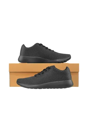 Herring Bone Dark Print Men’s Running Shoes (Model 020)