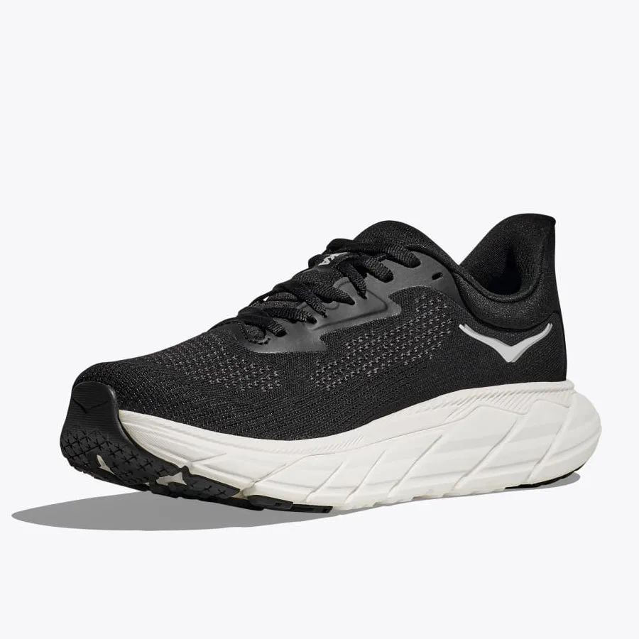Hoka Men's Arahi 7 Wide Fit Running Shoes Black / White