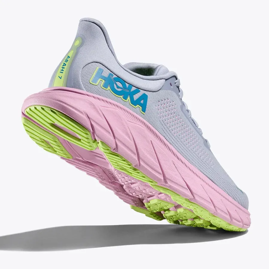 Hoka Women's Arahi 7 Running Shoes Gull / Pink Twilight