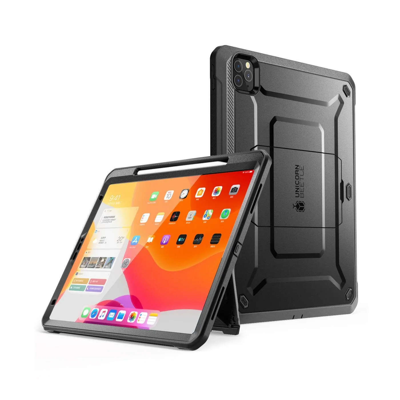 iPad Pro 11 Inch (2020) Unicorn Beetle Pro Rugged Case-Black