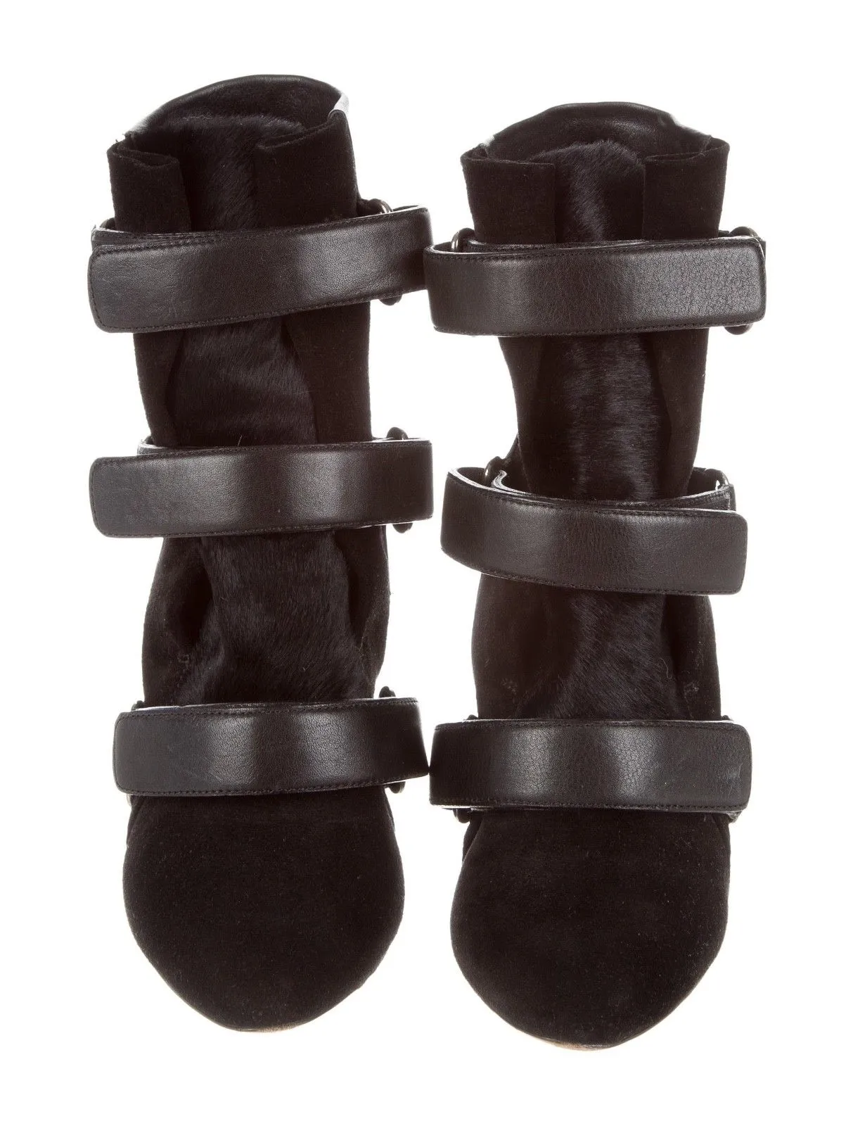 Isabel Marant Scarlet black wedge ankle boots booties shoes Ladies