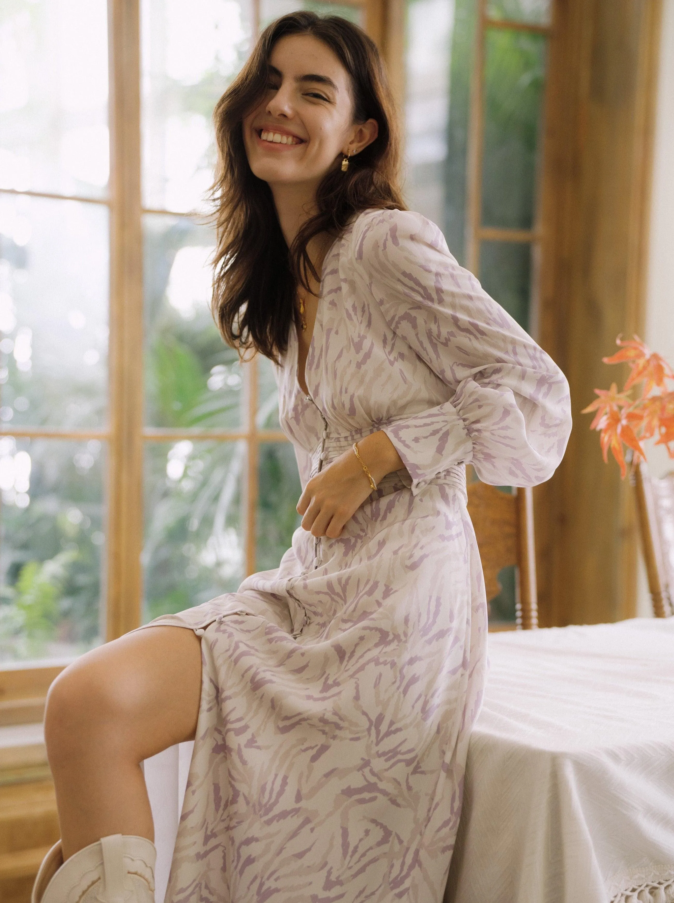 Isla Silk Dress