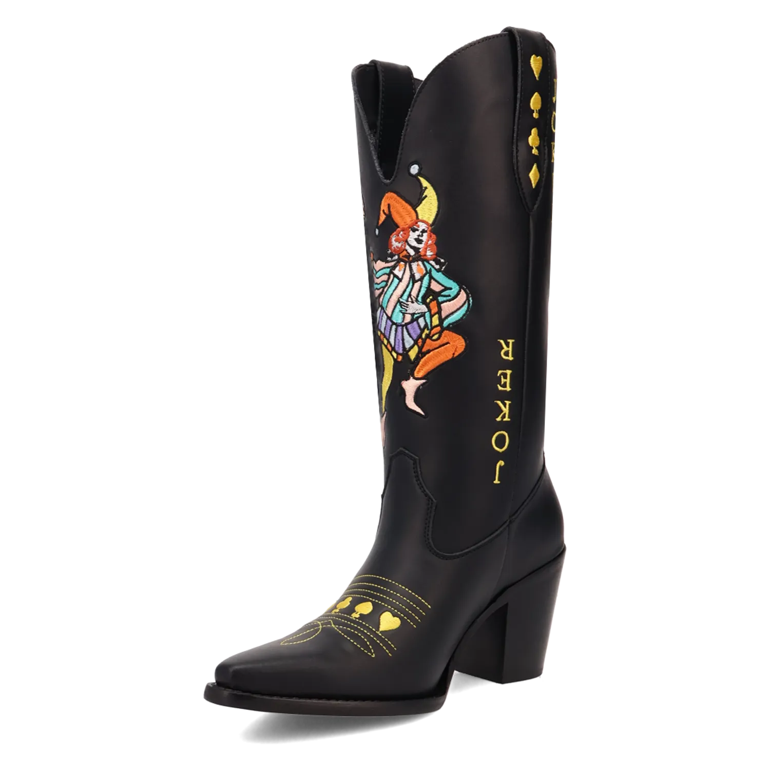 Joker Black Leather Boots (DS)