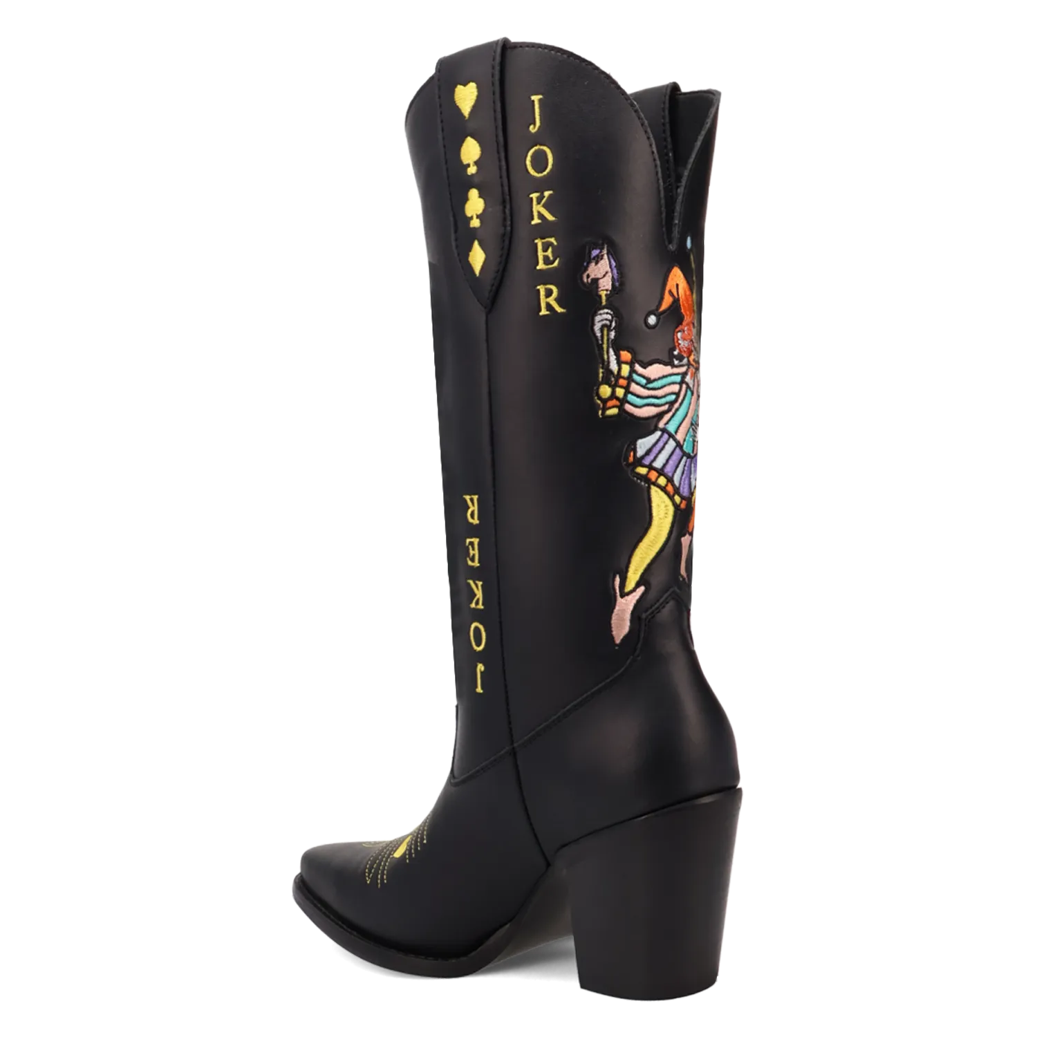 Joker Black Leather Boots (DS)