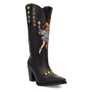 Joker Black Leather Boots (DS)