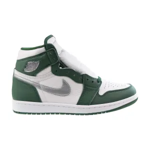 Jordan 1 Retro High OG Men's Shoes Gorge Green-Metallic Silver