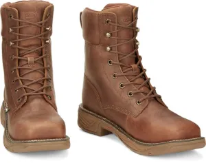 Justin Men's Square Toe Composite Toe Lace Up Work Boots SE468