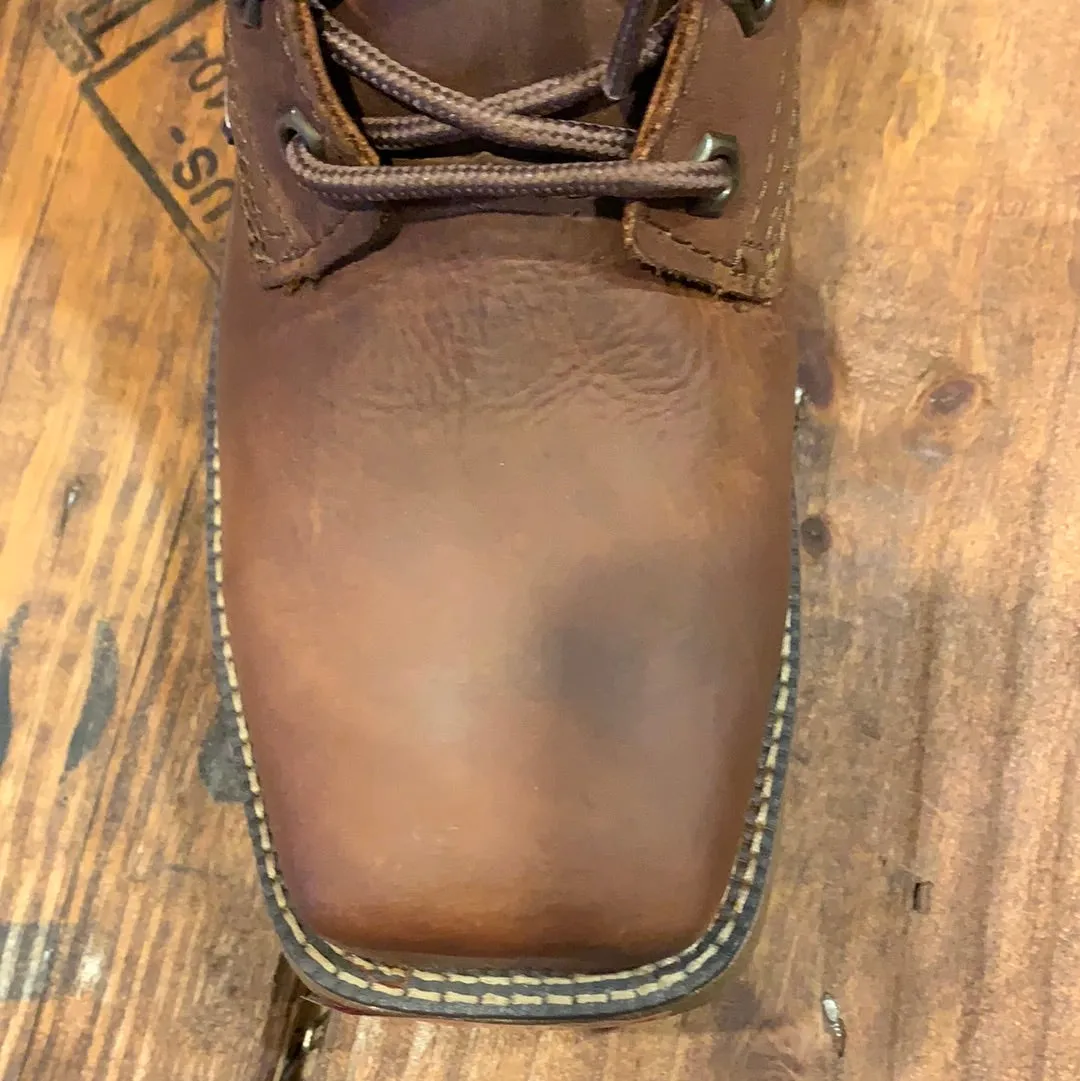 Justin Men's Square Toe Composite Toe Lace Up Work Boots SE468