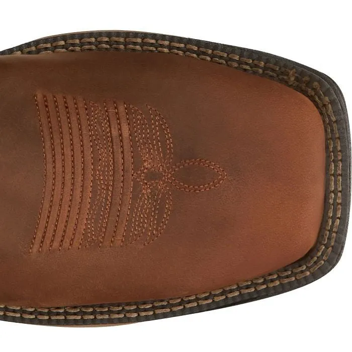 Justin Women's Rush 11" Waterproof Western Work Boot -Brown- SE4356