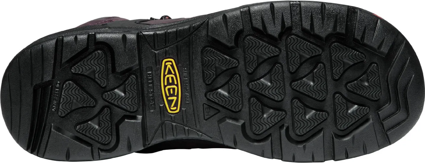 'Keen Utility' Men's 8" Dover EH WP Carbon Toe - Dark Earth / Black