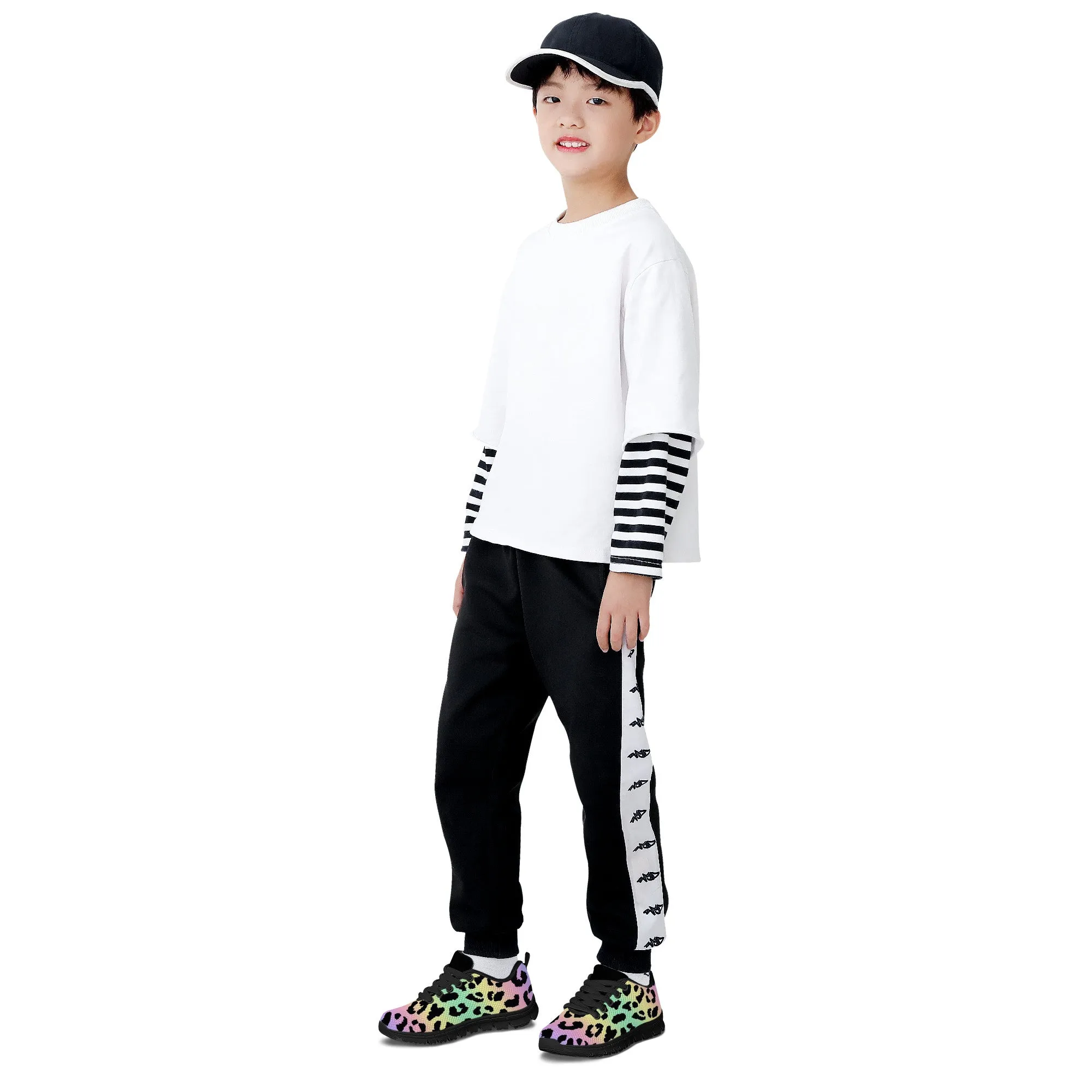 Kids Sneakers - Pink/Green