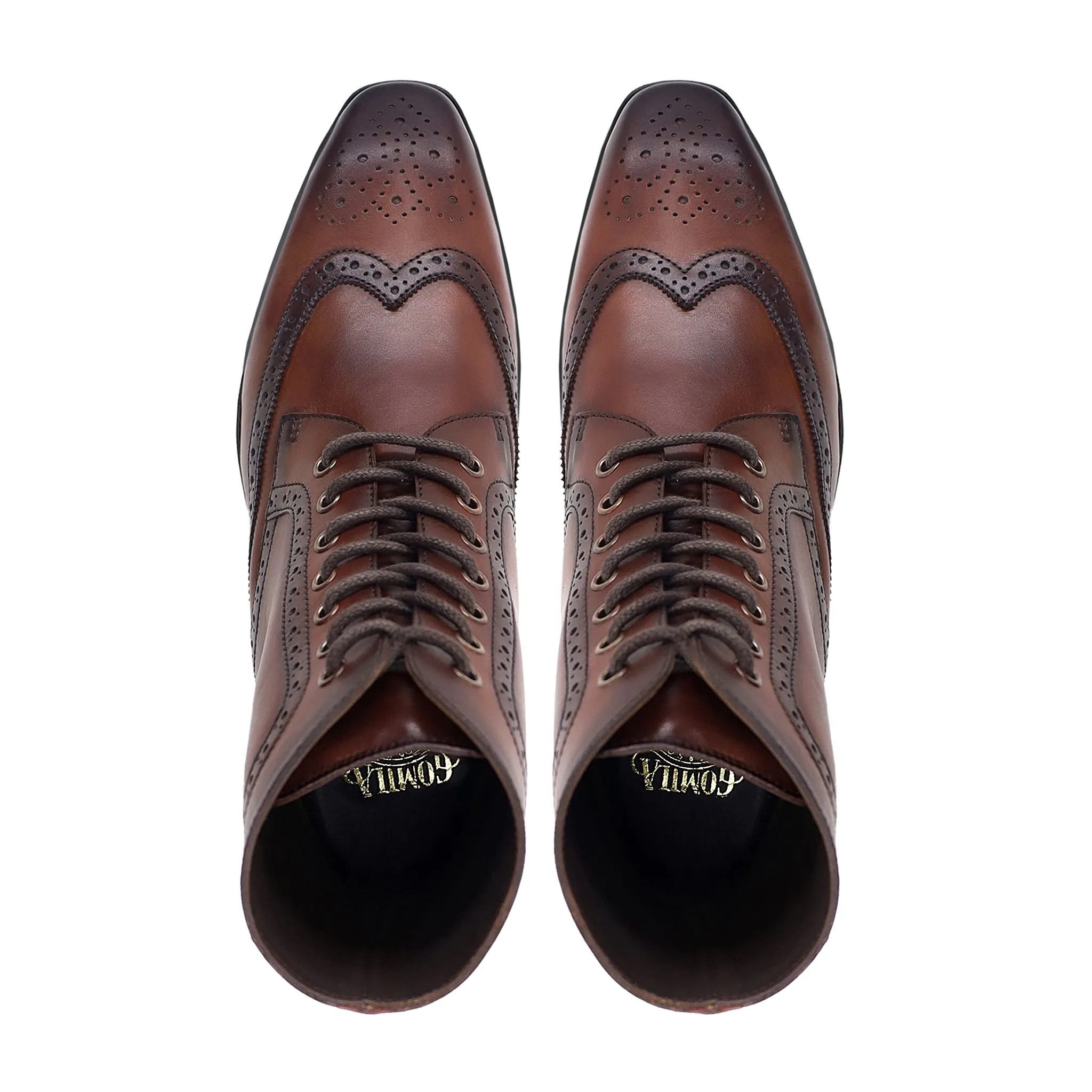 Klagen - Men's Burnished Brown Calf Leather Boot