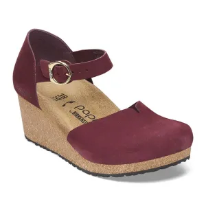 Mary Cork Wedge in Zinfandel