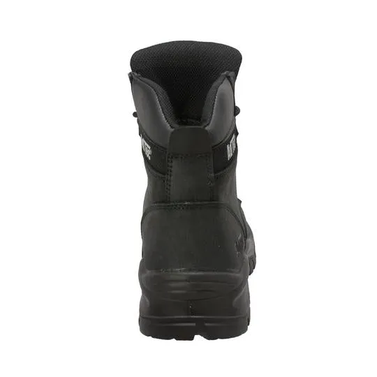 Men's 6" Black Waterproof Composite Toe Work Leather Boots