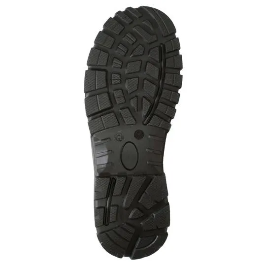 Men's 6" Black Waterproof Composite Toe Work Leather Boots