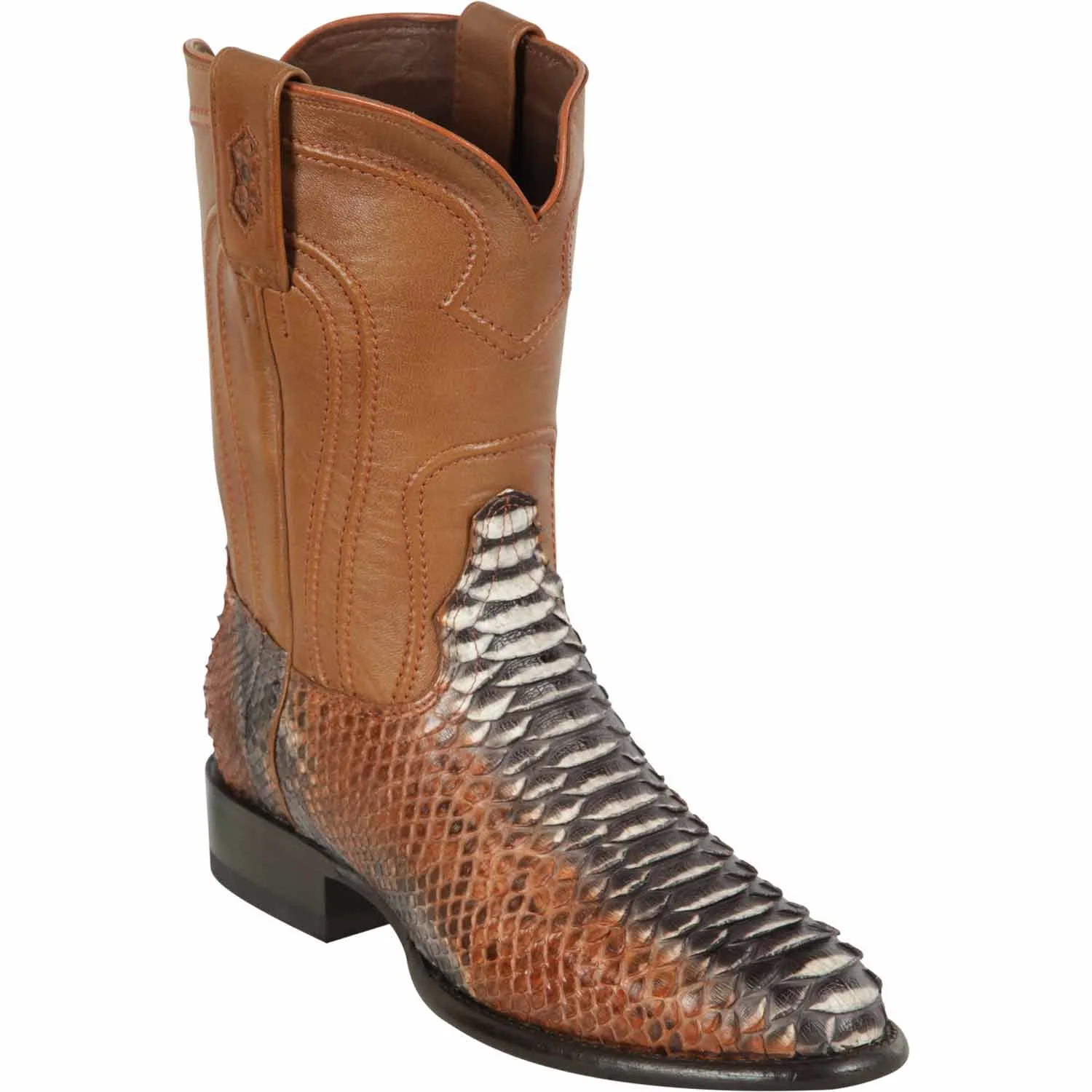 Men's Los Altos Original Python Roper Toe Boots 6957