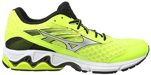 Mizuno Men R613B53 Wave Inspire 12 Yellow/Silver/Black Running Shoes-6 UK/India (39 EU) (J1GC164407)