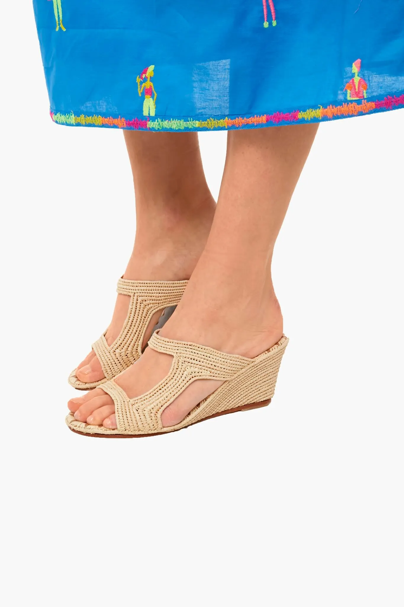 Natural Raffia Tija Heels