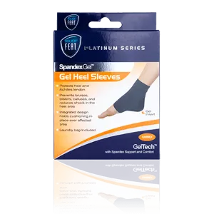 Neat feat Spandex Gel Heel Sleeve Protects Achillies Tendon