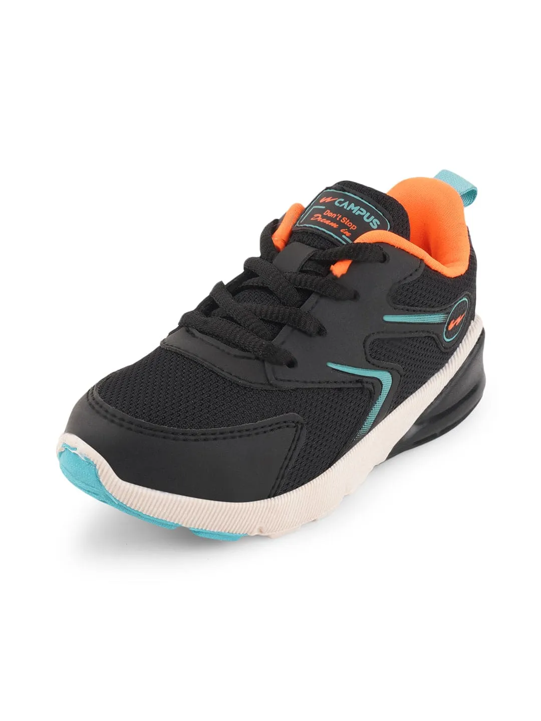 NT-563 Black Kid's Sports Shoes