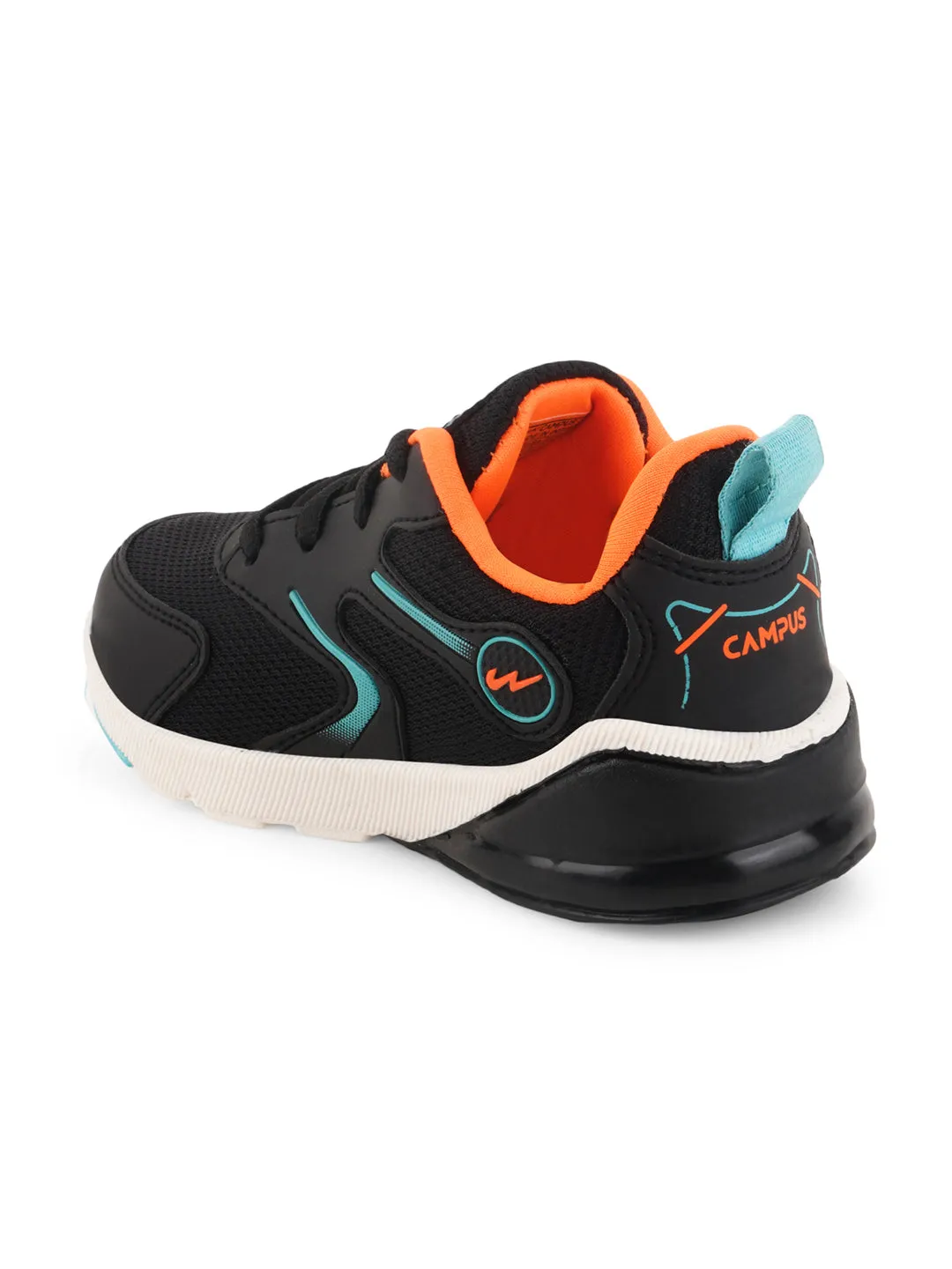 NT-563 Black Kid's Sports Shoes