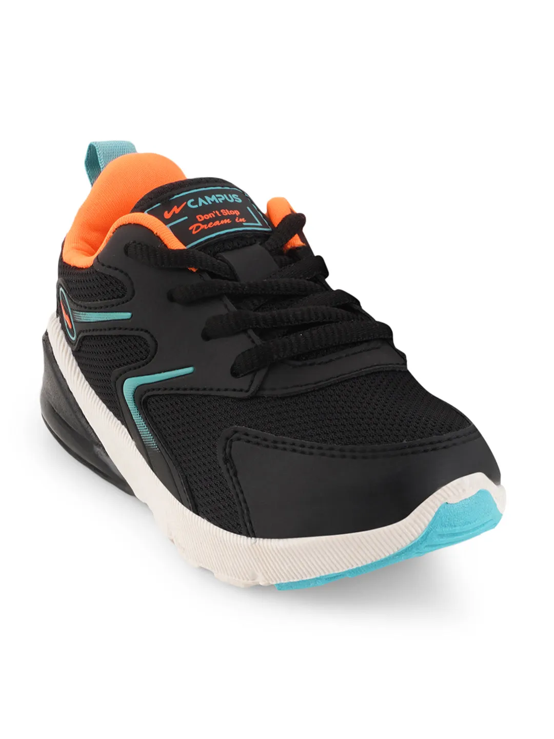 NT-563 Black Kid's Sports Shoes