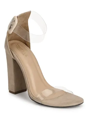 Nude Micro Perspex Clear High Blocks