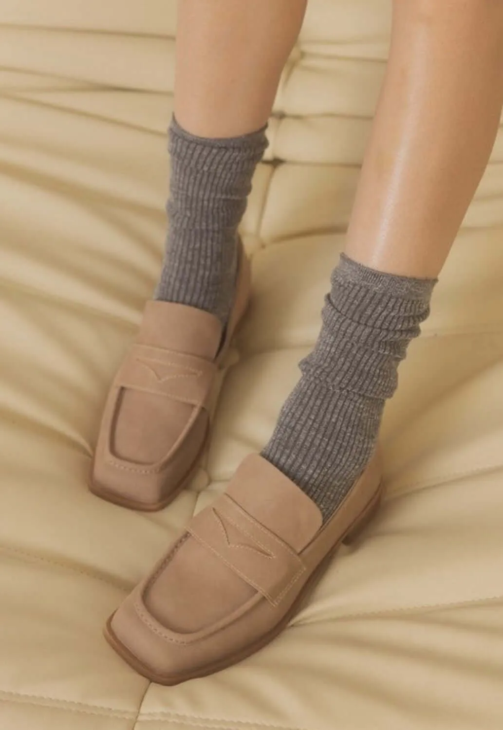 OASIS SOCIETY June - Square Toe Penny Loafers